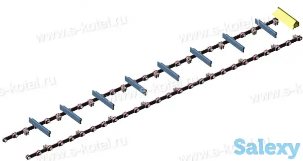 Полотно скребковое питателя сырого угля ПС, ПСУ черт. 3.179.80-0-СБ, фотография 2