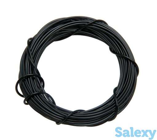 Монолеска черная d1,2 мм х 6м и 2 зажима для лески, scorpena, фотография 1