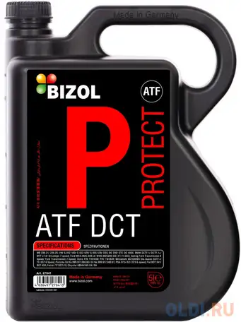 27841 bizol нс-синт. тр.масло д/акпп protect atf dct (5л), фотография 1
