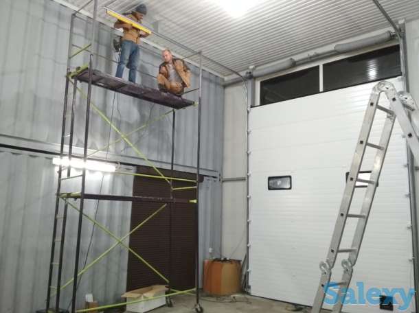 Промышленные секционные ворота  с монтажом, фотография 2