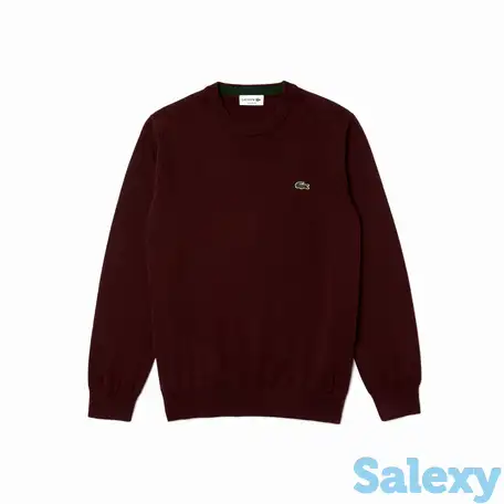 Мужской свитер lacoste crew neck из органического хлопка, фотография 1