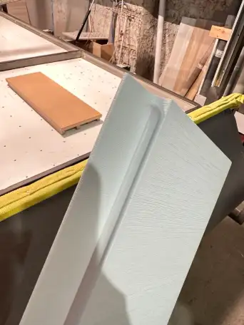 Изгoтовлeниe мебeльных фасадов МДФ в плёнкe ПВX, черновые, крашеные, фотография 2