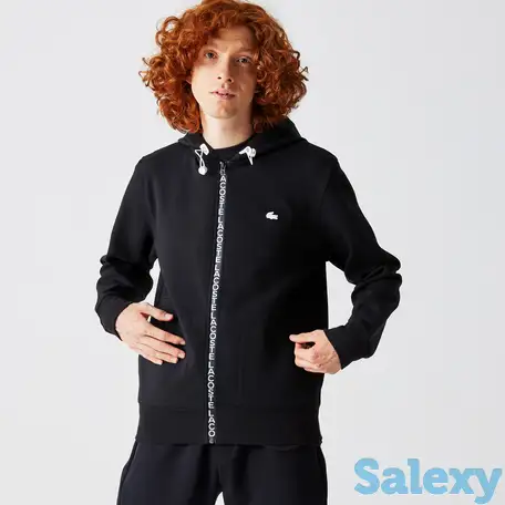 Мужская толстовка lacoste с капюшоном на молнии, фотография 1