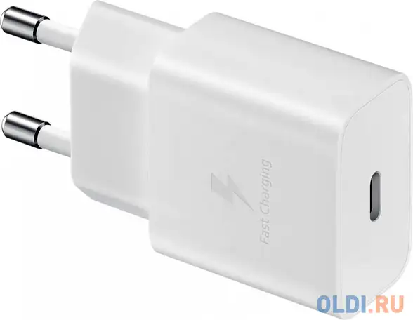 Сетевое зарядное устройство samsung ep-t1510x 2а usb-c белый, фотография 1