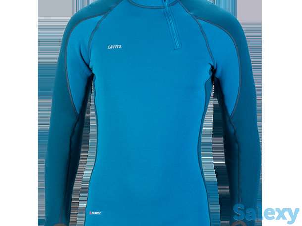 Термобелье майка сивера сноуи вп(м) с воротником и полуперчаткой мужская черная, фотография 6