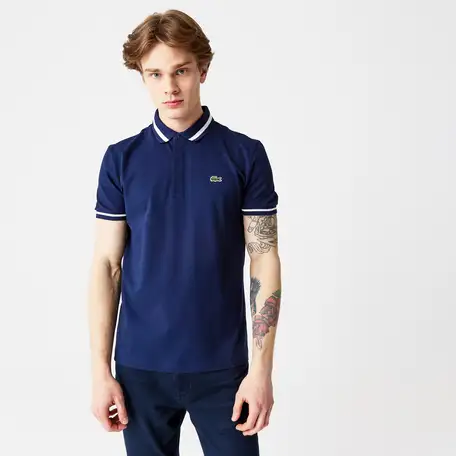 Мужское поло lacoste regular fit, фотография 1