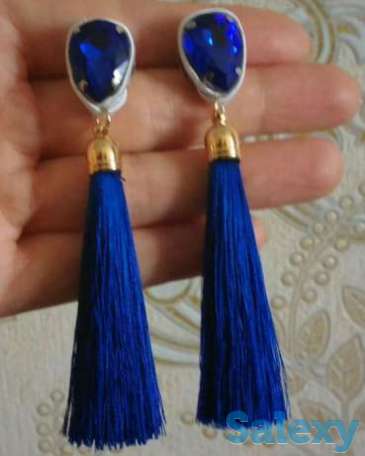 Серьги кисточки, фотография 1