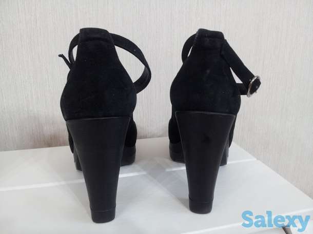 Туфли черные Carvello (Италия), замшевые, недорого, фотография 4