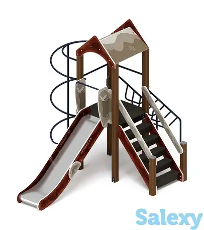 Играйте с нами (алтай) - дик 2.01.1.04-04 - игровой комплекс h=1200, фотография 1