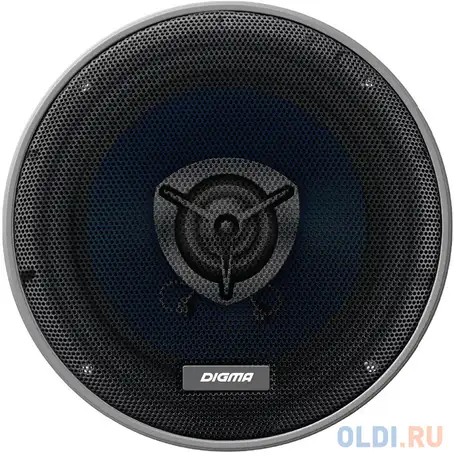 Автоакустика digma dca-b602 коаксиальная 2-полосная 16см 100вт-240вт, фотография 1