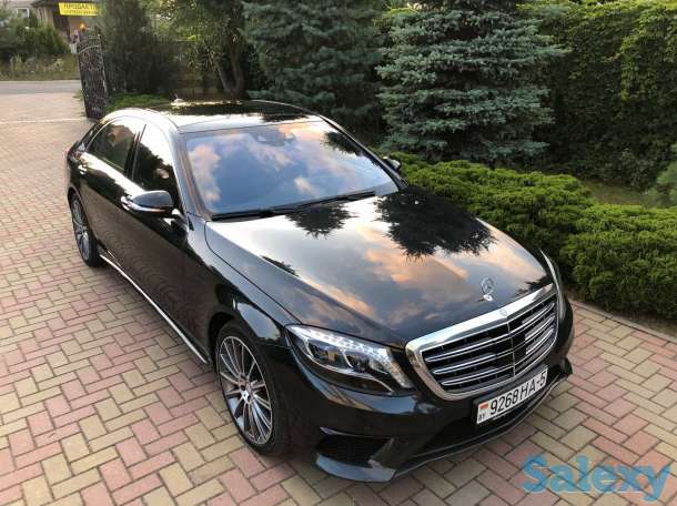 Аренда авто в Минске с водителем. Mercedes W222 Long S500, фотография 6