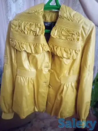 Продам кожаную куртку новая 32000тысячи, фотография 1