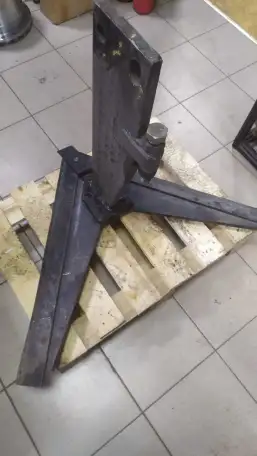 Лапа КША в сборе со стойкой 07.000, фотография 2