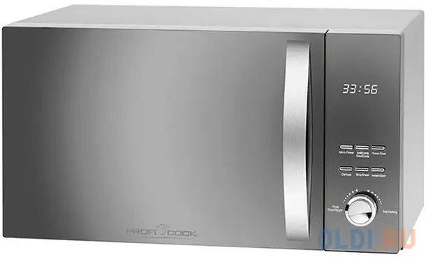 Микроволновая печь profi cook pc-mwg 1176 800 вт серебристый, фотография 1