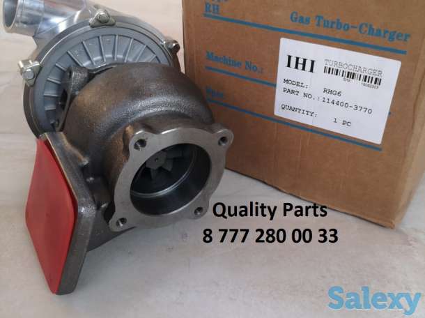 ТурбинаIsuzu 6BG1 (RHB7) на экскаватор Hitachi ZX , JCB JS, Case CX, фотография 1