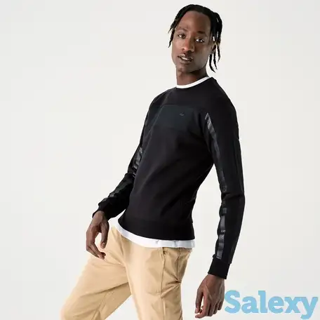 Мужская толстовка lacoste regular fit с принтом, фотография 1