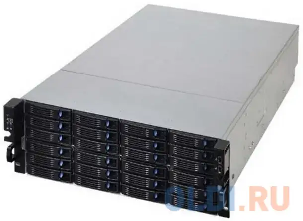 Серверный корпус 4u chenbro rm41824h06*13399 без бп серебристый чёрный, фотография 1