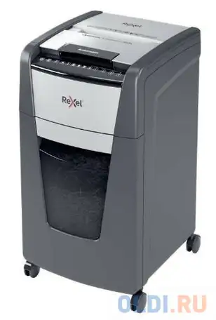 Шредер rexel optimum autofeed 300x черный с автоподачей (секр.p-4)/фрагменты/300лист./60лтр./скрепки, фотография 1