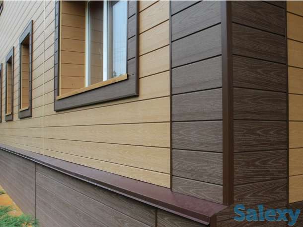 Обшивка домов сайдинг, фасадная панель, кровля крыш проф лист, черепиц, фотография 8