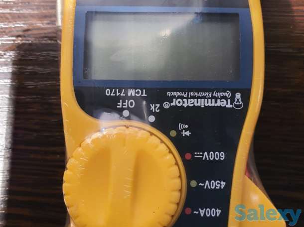 Маленькие мини цифровые клещи серии Terminator TCM 7170 с щупами, фотография 2