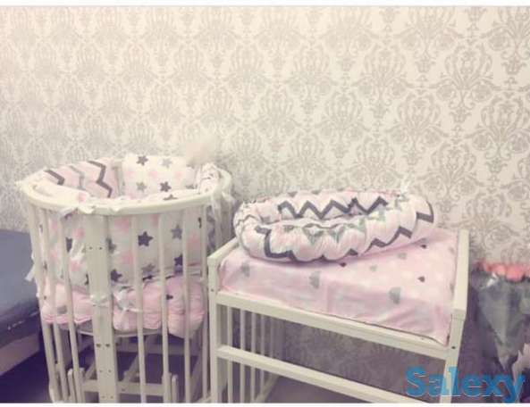 Бортики,кокон,детское постельном белье, фотография 1