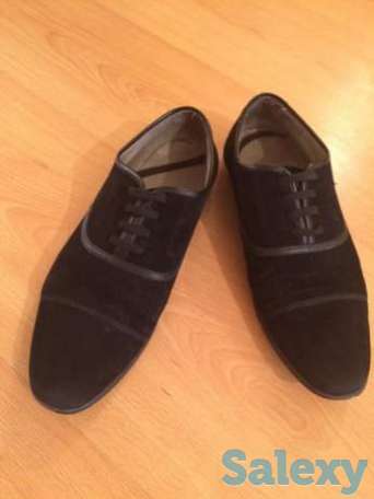 Продам замшевые мужские туфли, р.39, фотография 1