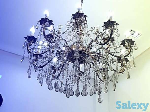 Установка сборка люстры, фотография 7