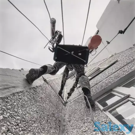 Высотные работы,альпинисты,верхолазы,утепление квартир,домов,чистка крыш от снега, надели,высотный клининг., фотография 2
