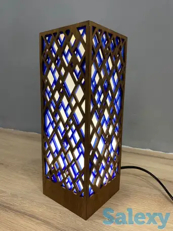 Голубой Интерьерный лампа-ночник, фотография 9