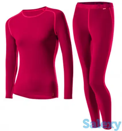 Комплект термобелья loffler 21-22 warm w's da. set lang transtex bordeaux, фотография 1