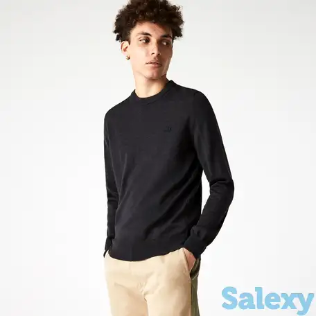 Мусжкой шерстяной свитер lacoste, фотография 1