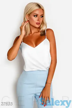 Свободный шелковый топ, фотография 1