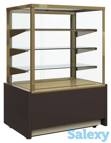 Витрина кондитерская Carboma KC70 VM 0,9-1 Light, шоколад / золото), фотография 1