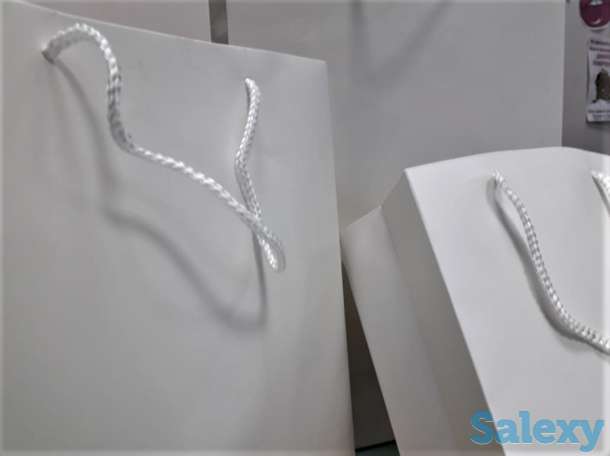 Бумажные белые и крафтовые пакеты Алматы, фотография 4