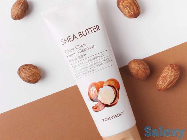 Пенка для умывания tony moly shea butter chok chok foam cleanser, фотография 2