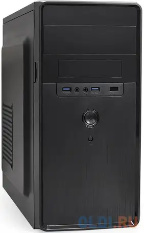 Корпус microatx exegate ba-309u2 450 вт чёрный, фотография 1