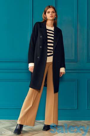 Кашемировое черное пальто, фотография 1