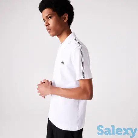 Мужская рубашка-поло lacoste regular fit из стрейч-хлопка, фотография 1