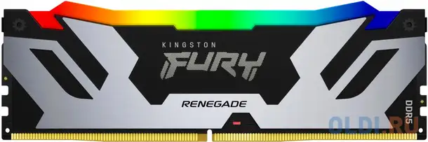 Оперативная память для компьютера kingston fury renegade dimm 16gb ddr5 6400, фотография 1