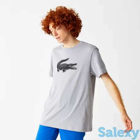 Мужская футболка lacoste  с принтом, фотография 1