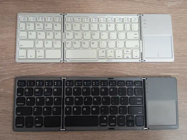 Складная беспроводная клавиатура с тачпадом, фотография 6