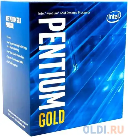 Процессор intel pentium gold g6400 box, фотография 1