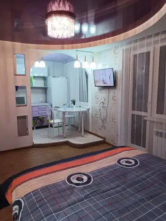 VIP  квартира - студия посуточно, 6 мкр 1 дом, фотография 2