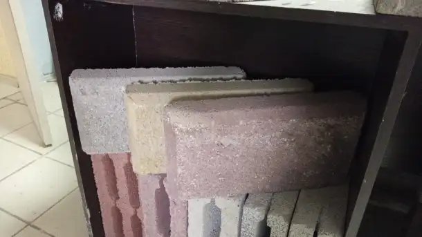 Пескоблоки пустотелые, полнотелые, гладкие, рваные и др., перегородки и т.д., фотография 3