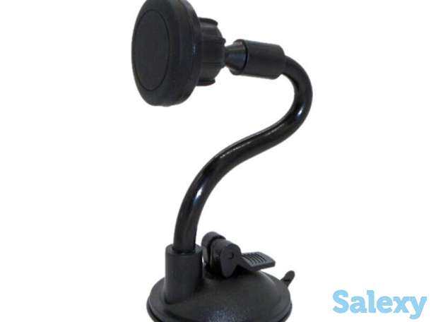 Продам регулируемый универсальный автомобильный магнитный держатель для смартфона на стекло, S-022, фотография 1