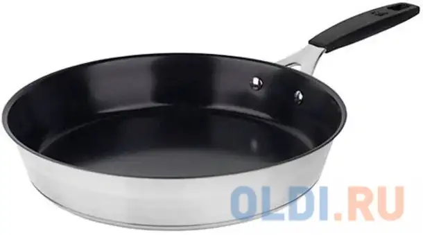 Сковорода bergner bgeu-4317 20 см нержавеющая сталь, фотография 1