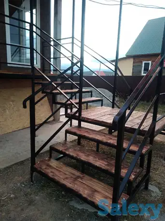 Лестницы на металлокаркасе. Мебель ЛОФТ., фотография 8