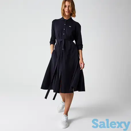 Платье lacoste с поясом на пуговицах, фотография 1