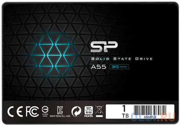 Накопитель ssd silicon power sata iii 1tb sp001tbss3a55s25 ace a55 2.5
