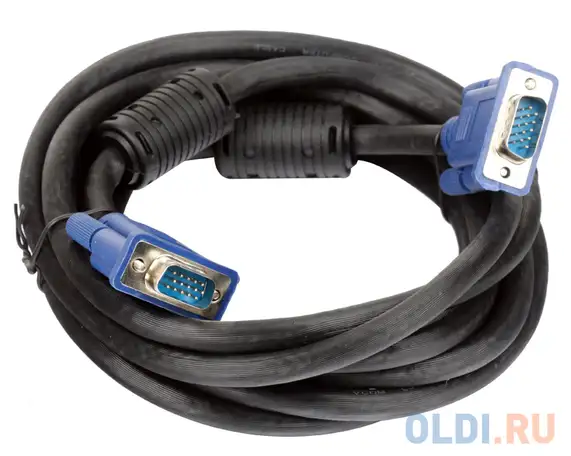 Кабель монитор-svga card (15m-15m) 3.0м 2 фильтра vcom  vvg6448-3m, фотография 1